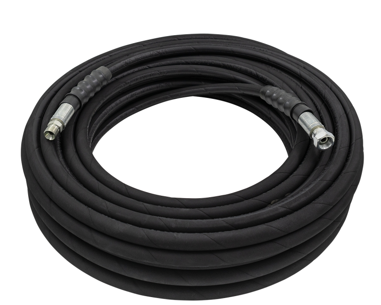 BAR Lenflex 3/8" R2 Black Pressure Hose - BAR part number 165 R2J400 10MN 3/8MX3/8FS