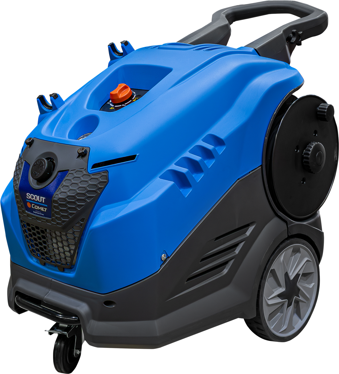 BAR Scout 160 E 2320PSI 10LPM Hot Water Electric Pressure Cleaner with Hose Reel - BAR part number 107 SCOUT160 E