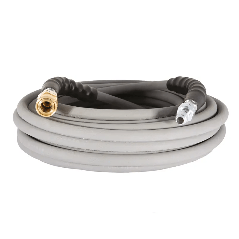 BAR Semperit 3/8" R1 Grey Pressure Hose — QC Ends - BAR part number 165 R1J400 10MG QC