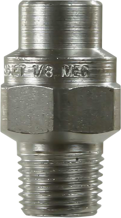 BAR 65 degree wash screw-on nozzle, 1/4 inch NPT, with a BAR stainless insert