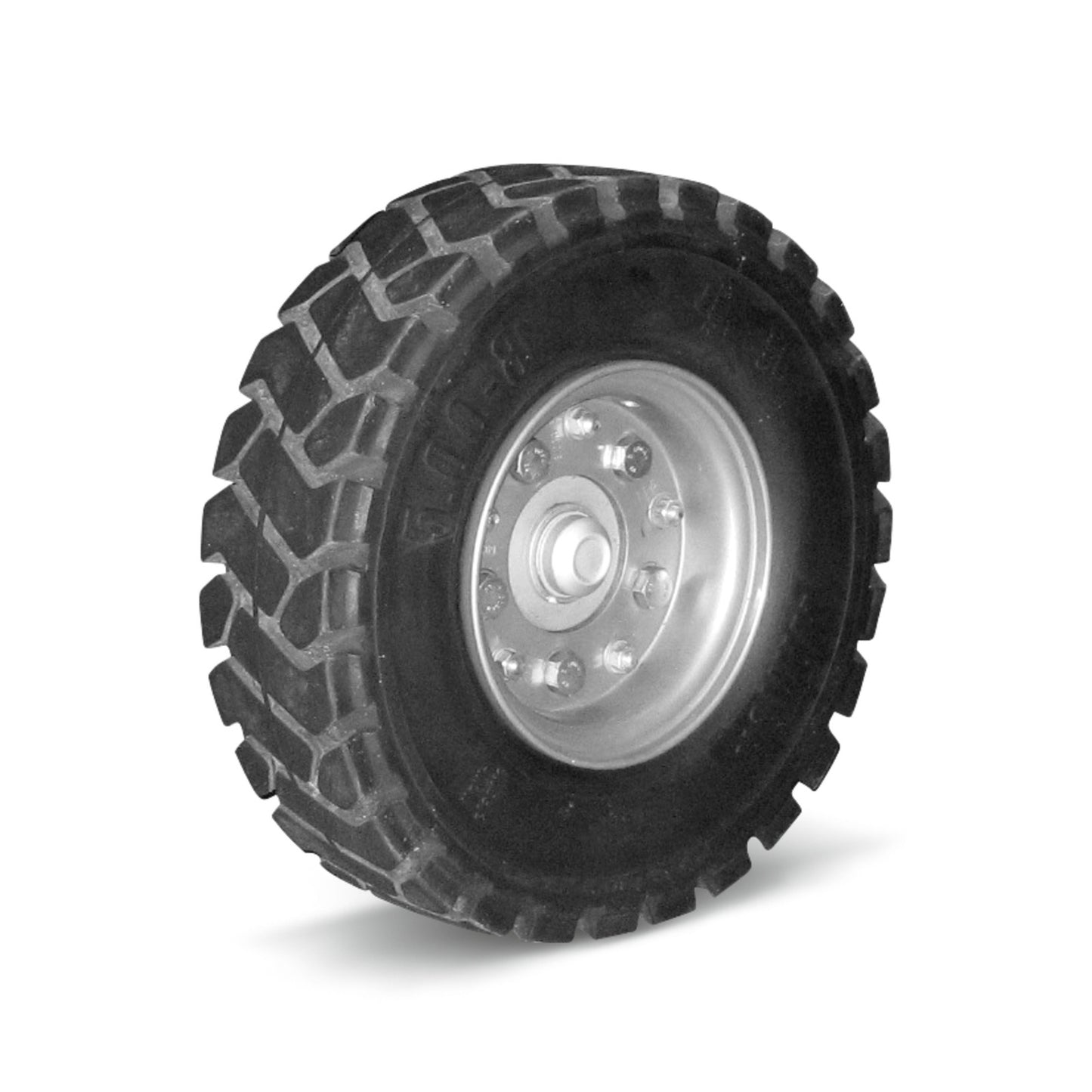 Wheel set solid rubber KM170/600D/LPG
