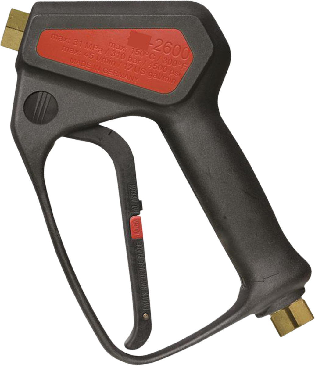 Suttner ST-2600 Easy Trigger gun — swivel-inlet version (BAR photographs both builds together; the swivel is at the hose end)