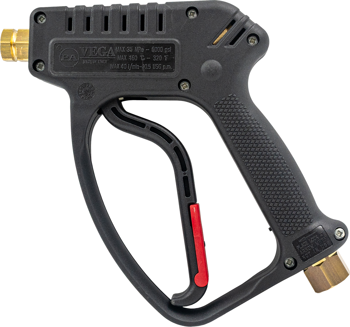 PA Vega Tuff high pressure gun with swivel inlet