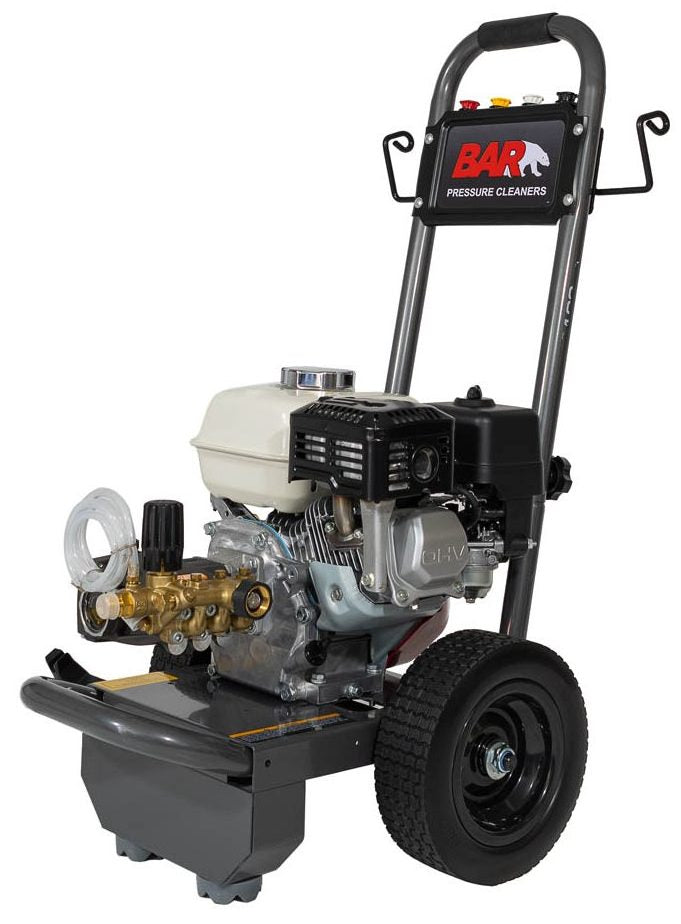 BAR 3000PSI 10.6LPM Honda GX200 Triplex Petrol Pressure Cleaner - BAR part number 120 BAR3065K-H
