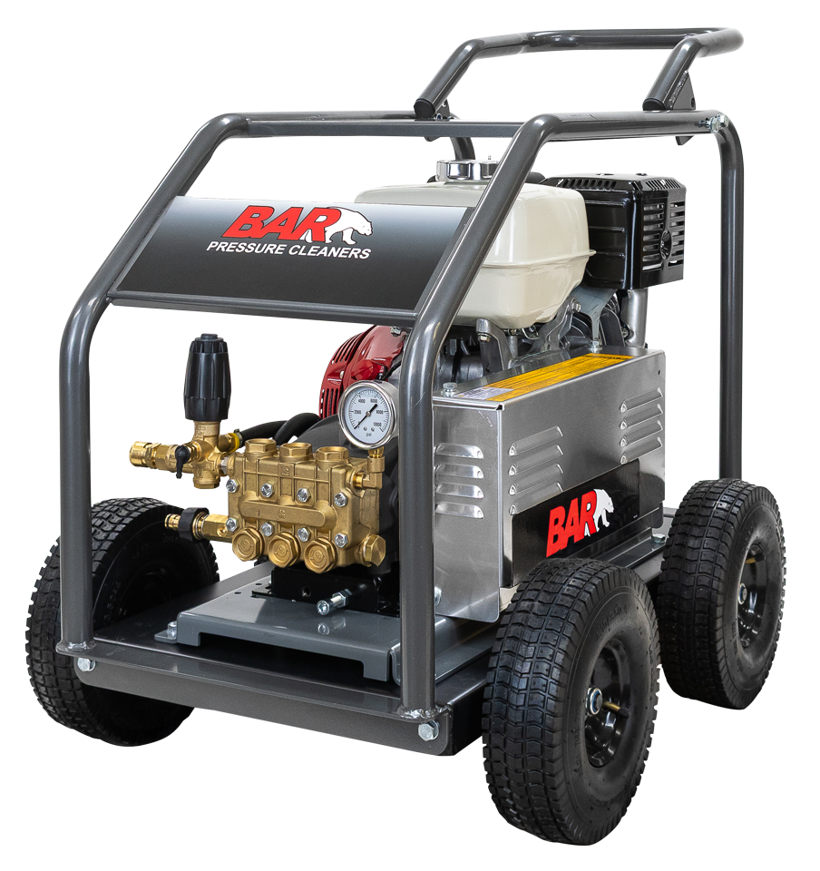 BAR 4000PSI 15LPM Honda GX390 Belt Drive Petrol Pressure Cleaner - BAR part number 120 BAR4013PI-HJB