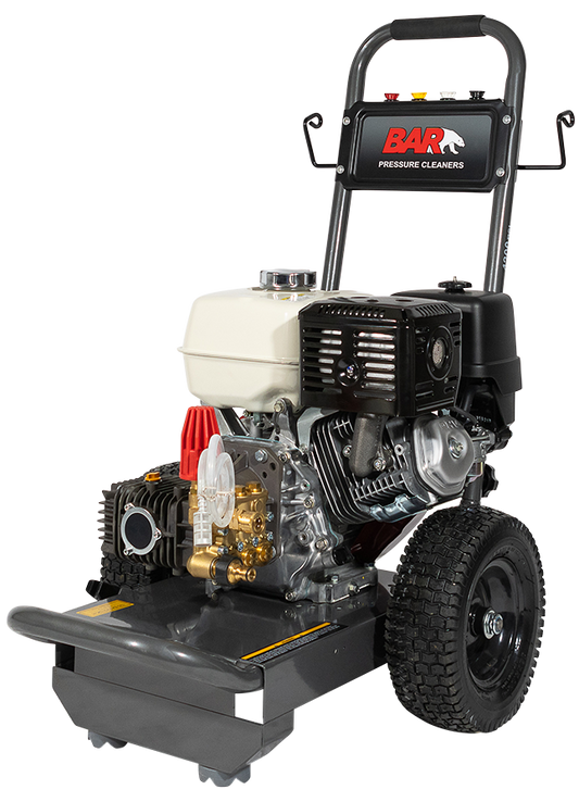 BAR 4200PSI 15LPM Honda GX390 Triplex Petrol Pressure Cleaner - BAR part number 120 BAR4213K-H