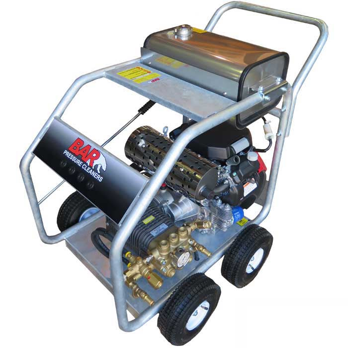 BAR 5000PSI 22LPM Honda GX690 V-Twin Gearbox Drive Petrol Pressure Cleaner - BAR part number 120 BAR5027CG-HEJM