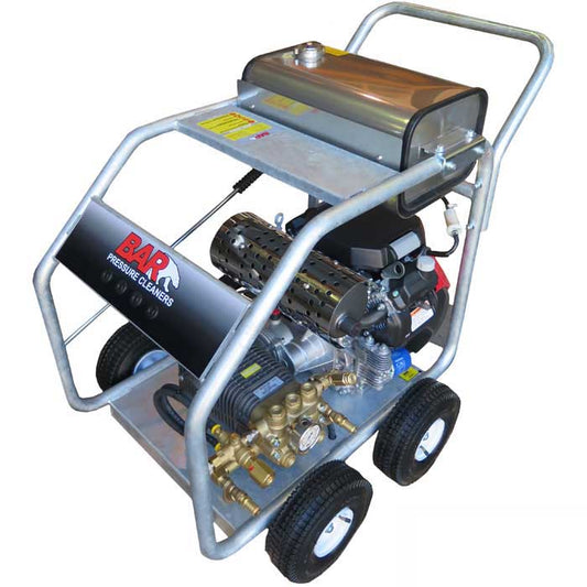 BAR 5000PSI 22LPM Honda GX690 V-Twin Gearbox Drive Petrol Pressure Cleaner - BAR part number 120 BAR5027CG-HEJM