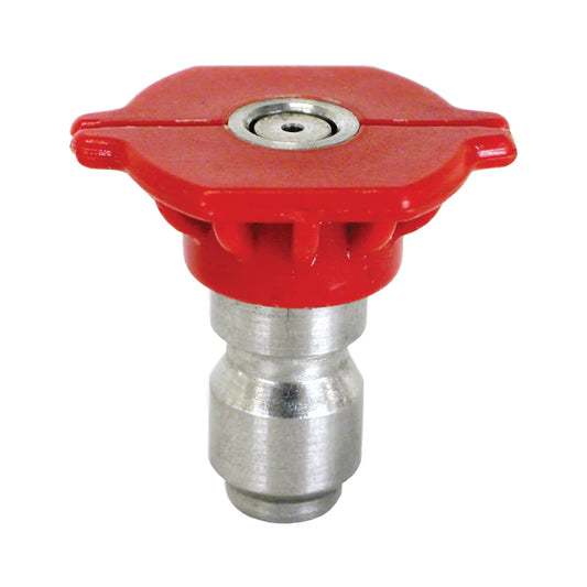 BAR Quick Connect Nozzle — 0° Blasting (Red) - BAR part number 125 85.201.020