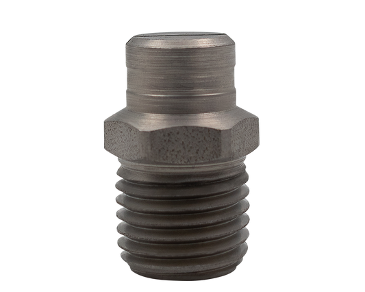 BAR 40 degree wash screw-on nozzle, 1/4 inch NPT, with a Meg stainless insert
