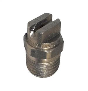 BAR 15 degree fan chiselling screw-on nozzle, 1/4 inch NPT, with a Lechler stainless insert