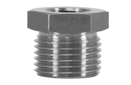BAR Reduction Nipple — Stainless (Female-Male) - BAR part number 148 575 39