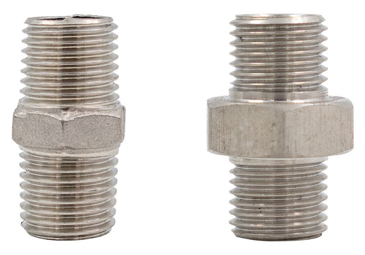 BAR Male Nipple — Stainless 5000 PSI - BAR part number 165 03257504