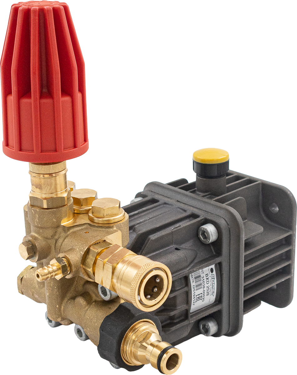 Comet BXD2528G axial pump repower kit with unloader