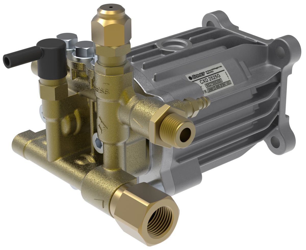 Comet CXD series axial pump, brass head