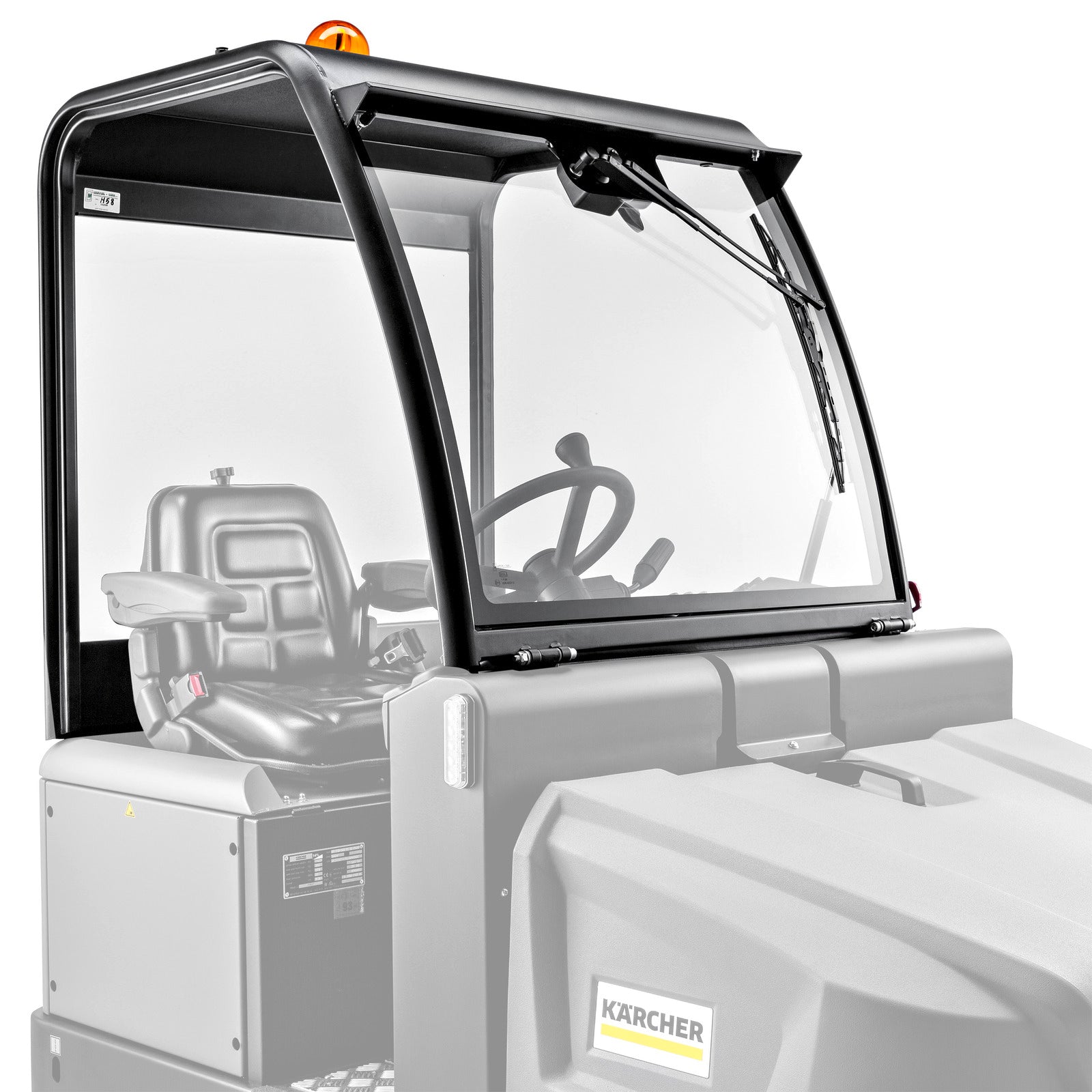 Add-on kit protection shield front windo