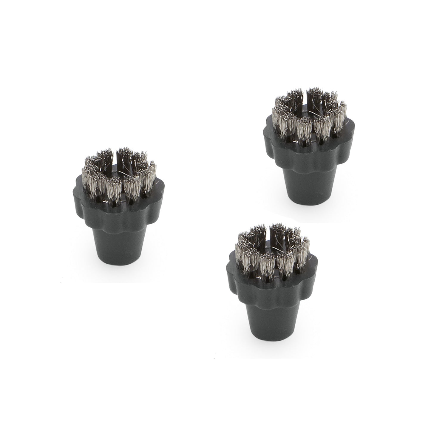 Set round brush stainless steel