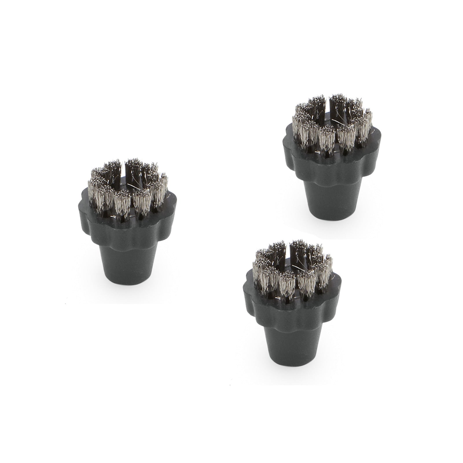 Set round brush stainless steel