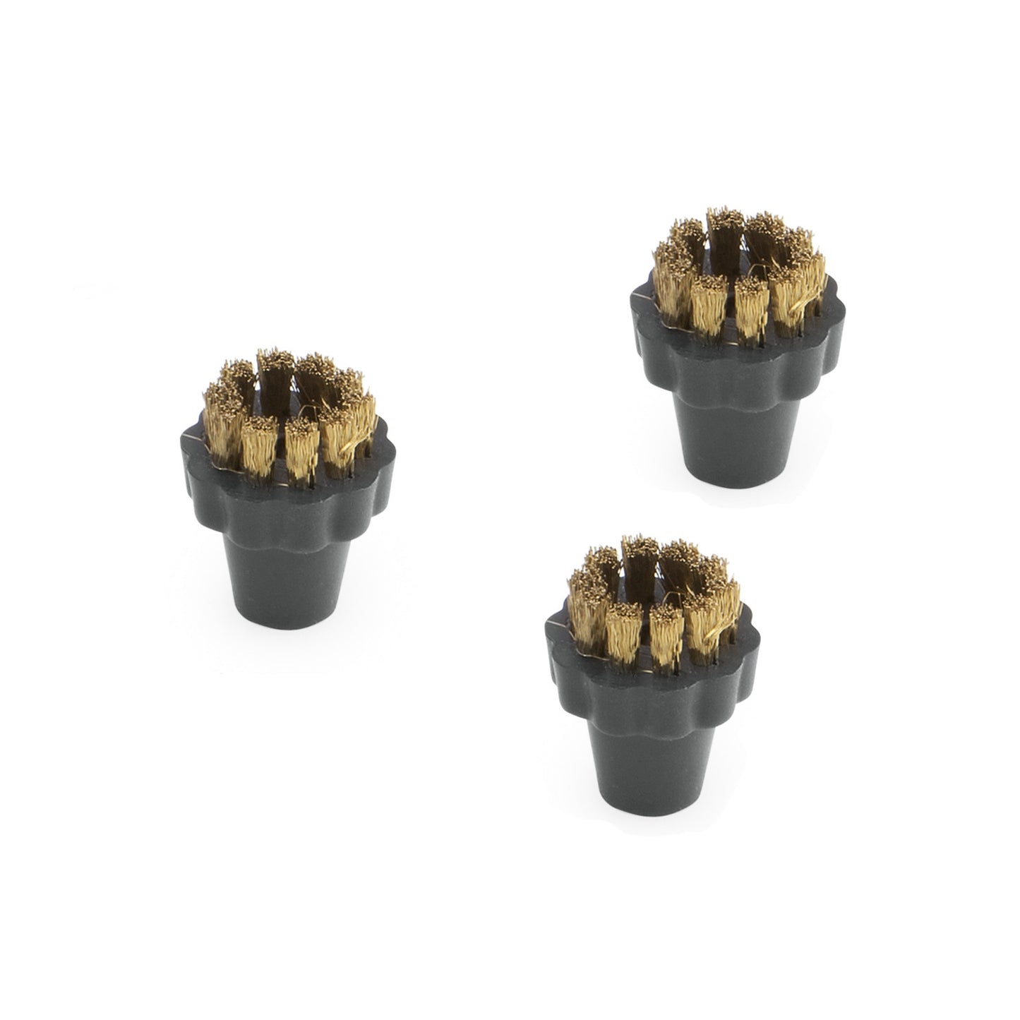 Set round brush brass