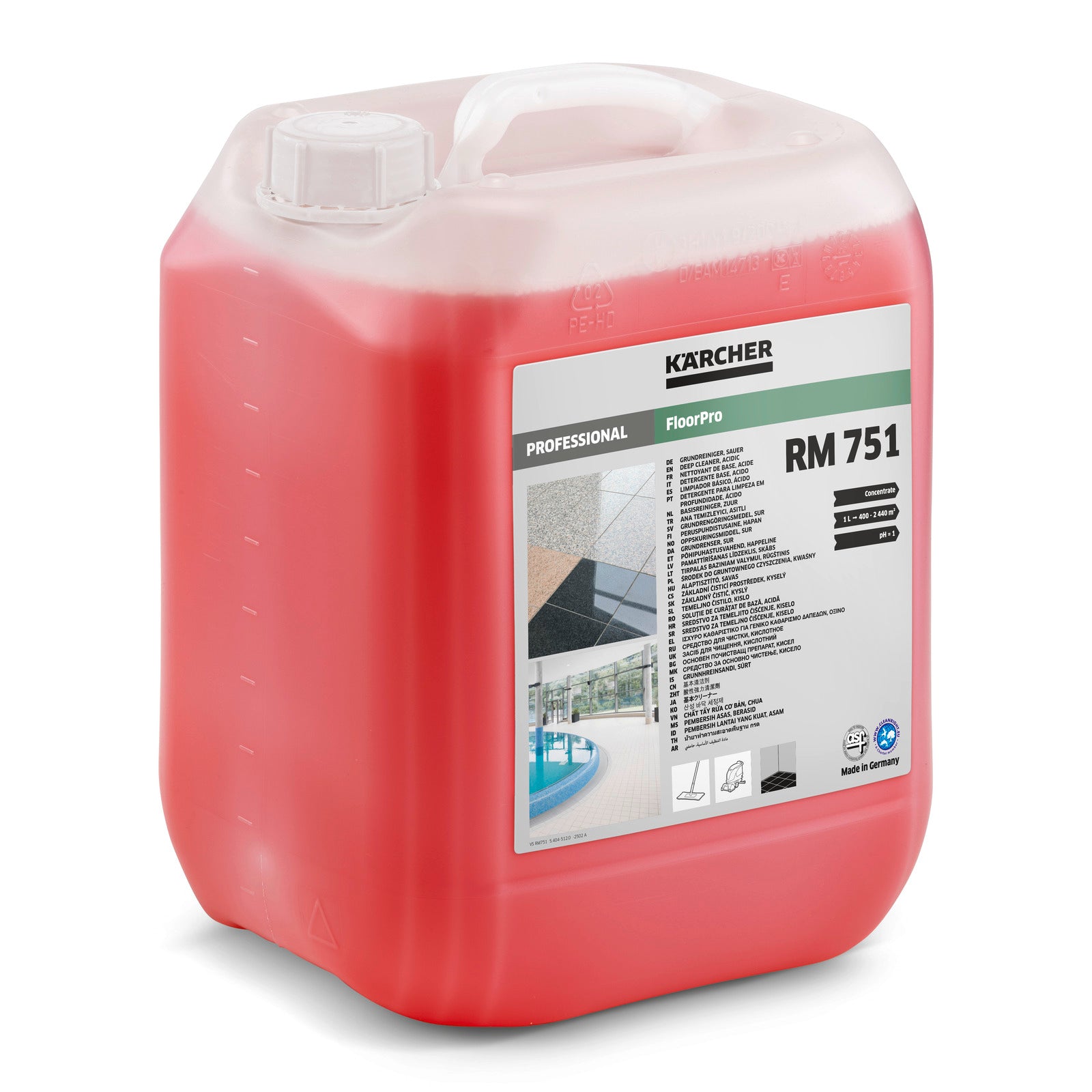 RM 751 10l Deep Cleaner acidic