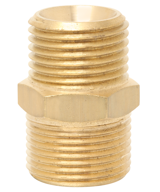 PA premium brass M22 nipple with 1/2 inch BSP tail