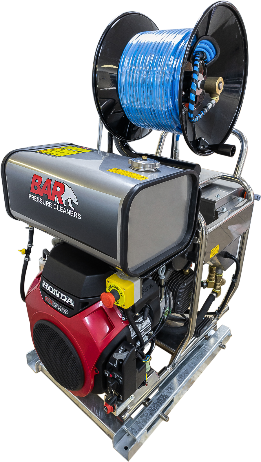 BAR4023CJ Class A ute pack drain jetter with top reel, 4000 PSI 20.1 L/min