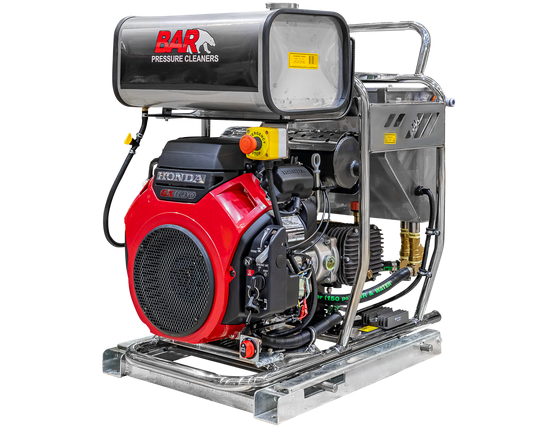 BAR5027CG ute pack pressure washer on JMAS frame, 5000 PSI 21 L/min