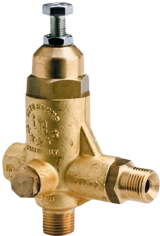 Interpump K1-B flow sensitive unloader with 1/2 inch BSP female outlet