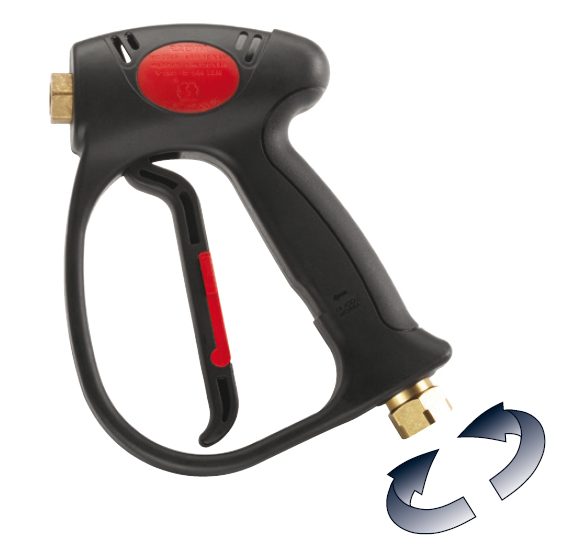 Mecline MV925 high pressure gun with swivel inlet