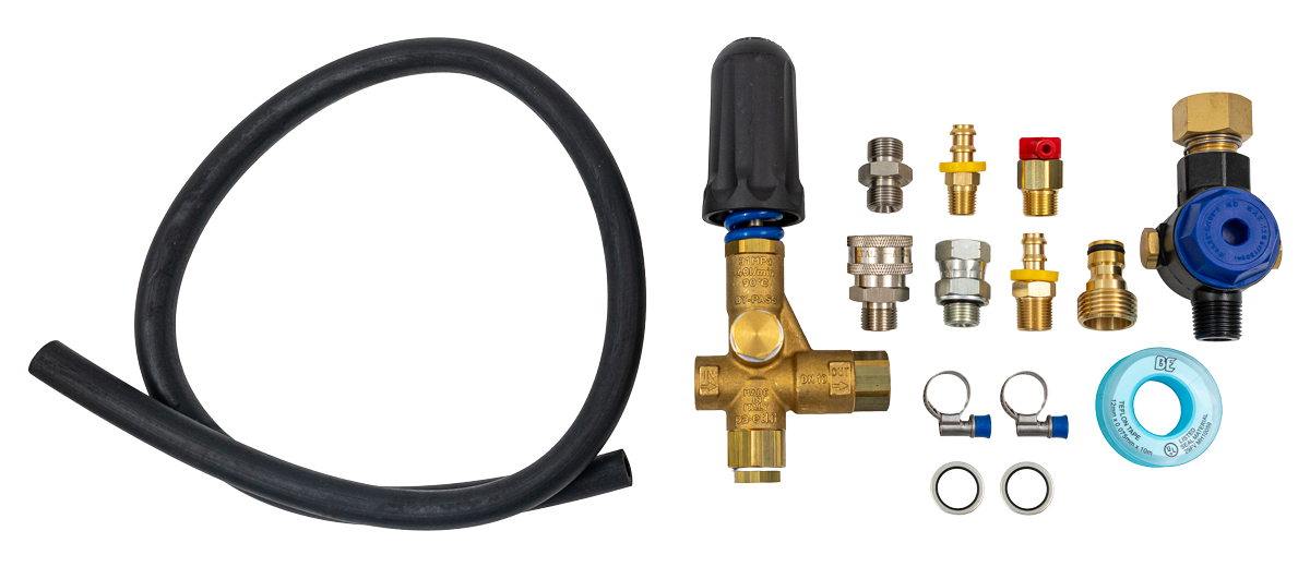 PA Pulsar 4 unloader kit with adjusting knob and fittings
