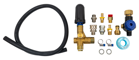 PA Pulsar 4 unloader kit with adjusting knob and fittings