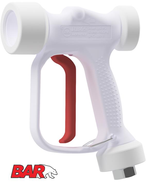 PA RB65 wash down gun with white trigger