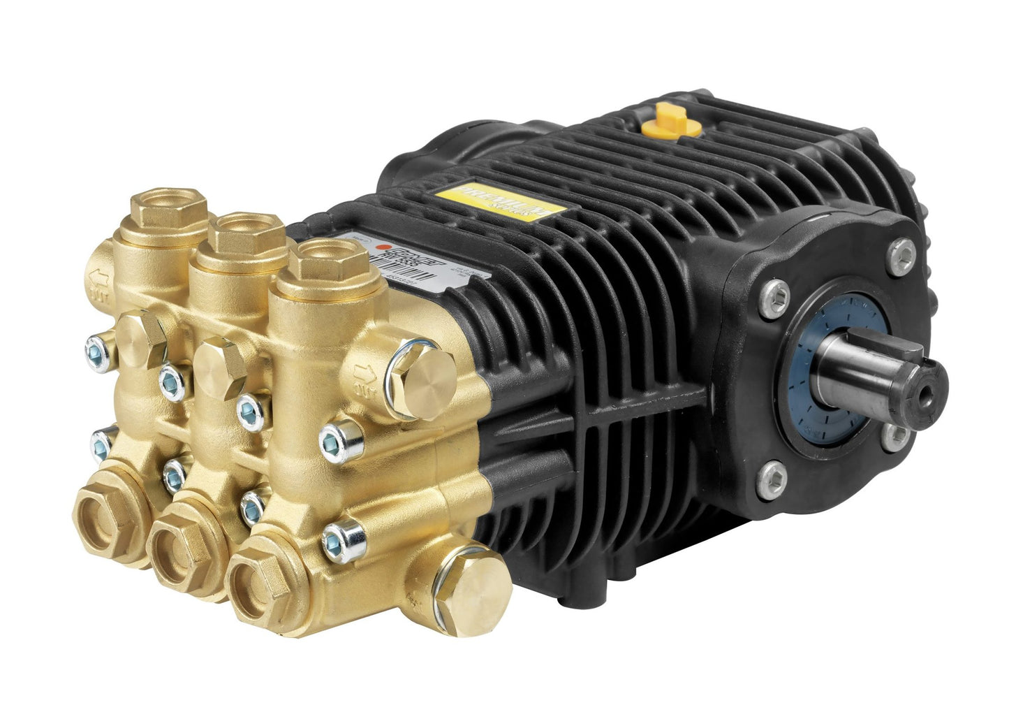 Comet RWS6040S triplex brass pump, 24 mm solid shaft (BAR photographs the RW and RWS series together)