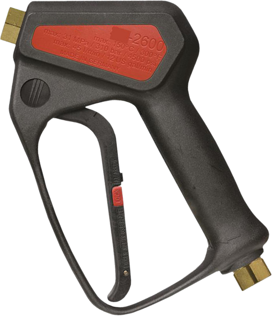 Suttner ST-2600 Easy Trigger gun — swivel-inlet version (BAR photographs both builds together; the swivel is at the hose end)