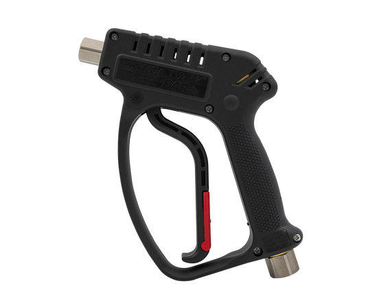 PA Vega Tuff 2 high pressure gun with stainless steel swivel inlet and stainless outlet
