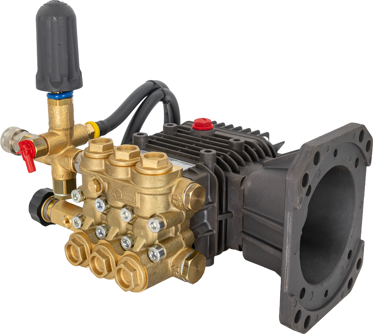 Comet ZWD4040G triplex pump repower kit with unloader